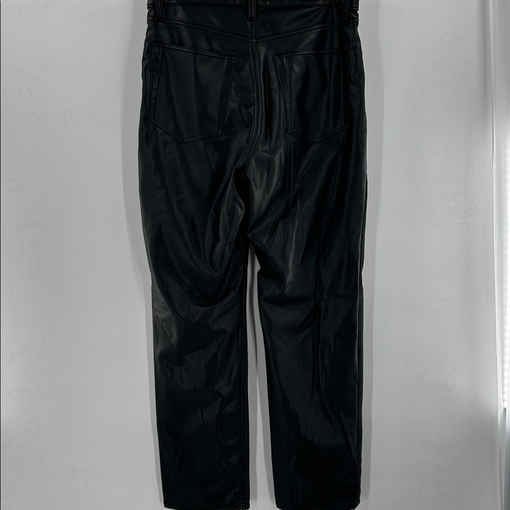 Abercrombie & Fitch Mixed Fabric The Ankle Straight Ultra High Rise Jeans 14XL - Picture 7 of 9